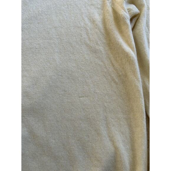Bianco & Blu Women’s Butter Yellow Cardigan Wool Cashmere Silk XL Preppy - Picture 6 of 7